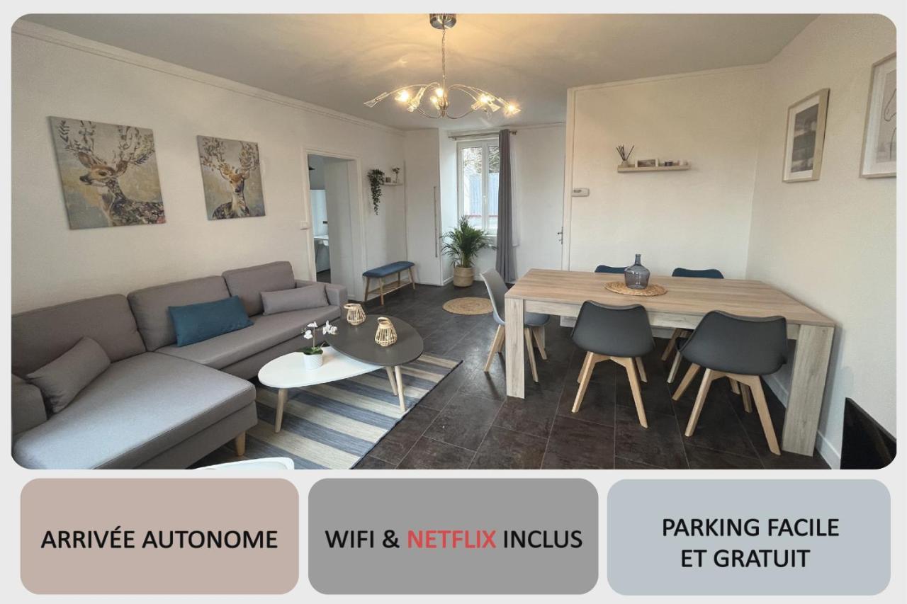 Triplex Carnot - Proche Docks 76, Kindarena Et Centre Ville De Rouen - Stationnement Gratuit - Netflix - Wifi Deville-les-Rouen المظهر الخارجي الصورة